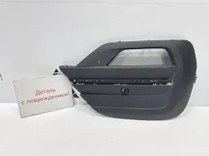 Решетка бампера Volkswagen Caravelle 2019-2022 7LA8074909B9 T6 SGB РЕСТАЙЛИНГ, передняя правая