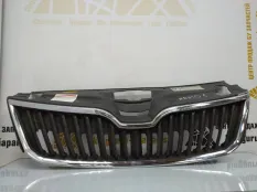 Решетка радиатора Skoda Rapid 2017-2020 5JA853668 1 NH3 РЕСТАЙЛИНГ