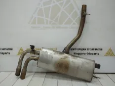 Задняя часть глушителя BMW X3 2010-2014 7629636 F25