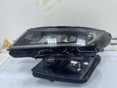 Фара ЛЭД LED светодиодная Skoda Kodiaq 2016-2022 566941015H 1 NS7 ДО РЕСТАЙЛИНГ, левая