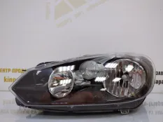 Фара галогеновая Volkswagen Golf 2008-2012 9518090E 6 5K1, левая