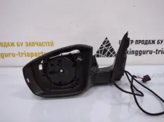 Корпус зеркала 6 пин Skoda Octavia 2013-2017 5E0857933 A7 5E3 ДО РЕСТАЙЛИНГ, левый