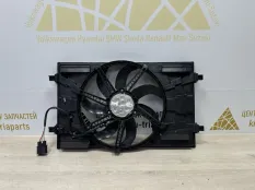 Вентилятор охлаждения в сборе Skoda Octavia 2014 5Q0121203AA A7 5E3 ДО РЕСТАЙЛИНГ CHPA 1.4