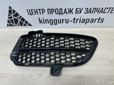 Решетка бампера Volkswagen Touareg 2006-2010 7L6853665B 1 7LA РЕСТАЙЛИНГ, передняя левая