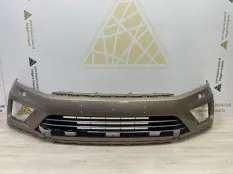Бампер Volkswagen Touareg 2014-2018 7P6807221D 2 7P5 РЕСТАЙЛИНГ, передний