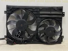 Вентилятор охлаждения радиатора Skoda Yeti 2012 1K0121207BC 5L6 CFHC 2.0 ДИЗЕЛЬ