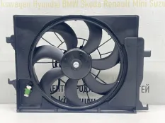 Вентилятор охлаждения радиатора Hyundai Solaris 2020-2022 25380H5050 2 HCR РЕСТАЙЛИНГ