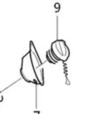 Крышка топливного бака Volvo C30 2004