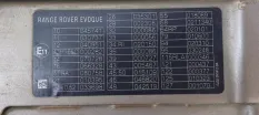 Панель передняя Land Rover Range Rover Evoque