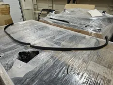 спойлер переднего бампера Hyundai Santa Fe