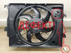 Вентилятор радиатора Hyundai Solaris