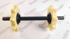 Вал ведомый мотобуксировщика в сборе (ось с мягким