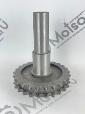 Вал ведомый со звездой редуктора цепного МБ-2М 5-1