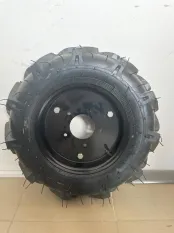 Колесо мотоблок 4.00-10 в сборе с диском 5 отверст