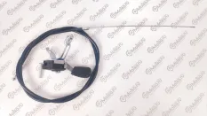 Трос газа мотоблок в сборе с ручкой трещетка 1290х