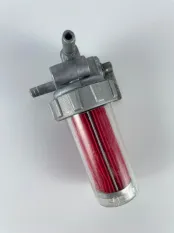 Кран топливный с пластиковым стаканом R180