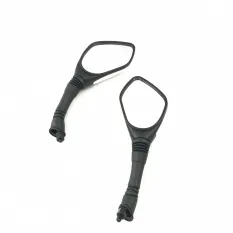 Зеркала 146 пластик пятиугольные белые с черными в