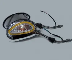 Зеркала 075А хром каплевидные объемные