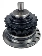 Вал снегоход Буран натяжной в сборе