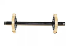 Вал ведомый мотобуксировщика БТС в сборе со звёзда