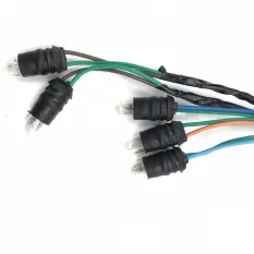 Проводка щитка приборов с лампочками 5 проводов Ал