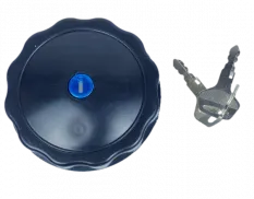 Крышка бензобака Урал с замком черная