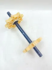 Вал ведомый мотобуксировщика со звездочками 380 мм