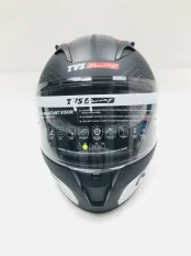 Шлем TVS Racing India Street D/V Dull Black Red M