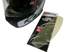 Шлем TVS Racing India Street D/V Dull Black Red XX