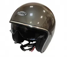 Шлем открытый Cobra Ec H589 серый титан L