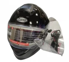 Шлем модулярный Cobra EC H271 черный глянцевый XL