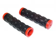 Грипсы 122 мм черно-красные