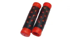 Грипсы GW168 125 мм красно-черные