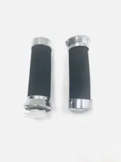 Ручки руля цветные 1735 HF4026 хром с Орлом