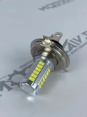 Лампа светодиодная LED 12V 35W H6 BA20D 33SMD Фарн