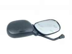 Зеркала d8 пластик бобовидные черные тип 2