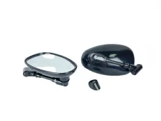 Зеркала d10 каплевидные объёмные чёрные