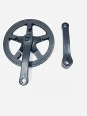 Шатуны велосипеда 46Тх140 мм черные ESCWC-07