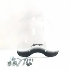 Щиток ветровой круглая фара оргстекло Дельта с кре