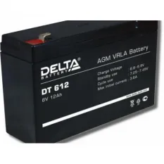 Аккумулятор герметичный 6В12Ач DELTA DT612 AGM (15