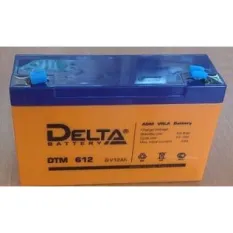 Аккумулятор герметичный 6В12Ач DELTA DTM612 AGM (э