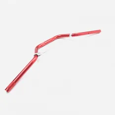 Руль Альфа красного цвета тюнинг L-720mm d-22mm