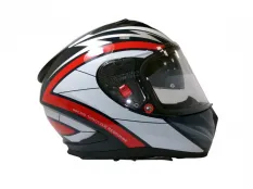 Шлем TVS Racing India Street D/V Navy Blue Red L
