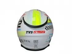 Шлем TVS Racing India Street D/V White Yellow XXL