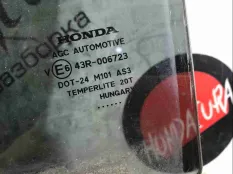 Стекло двери задней левой Honda CR-V