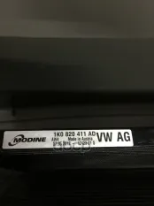 Радиатор кондиционера 1K0 820 411 AH VAG