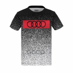 Audi Футболка, детск,чер/бел/кр,110-116 3202000205