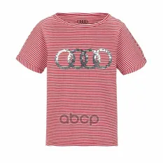 Audi Футболка, детская, крас/бел, 12 3202000106