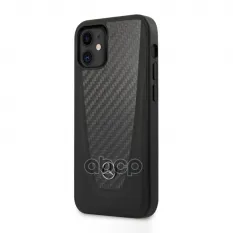 ЧЕХОЛ ДЛЯ IPHONE 12, КОЖА КАРБОН BLACK