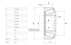 Подшипник редуктора / хв 4THM803146HM803110 NTN